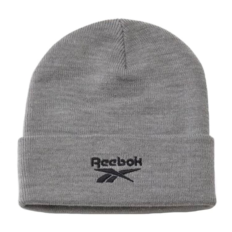 Шапка Reebok Te Logo Beanie серая GH0428