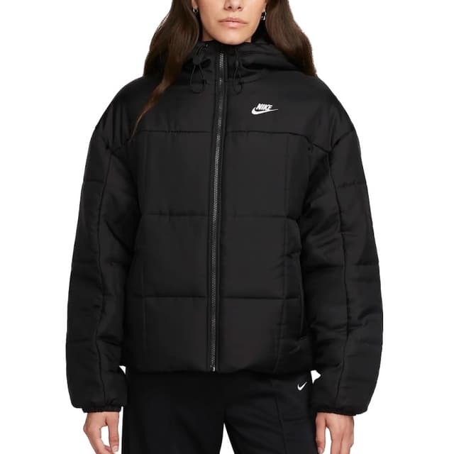 Куртка жіноча Nike W NSW ESSTL THRMR CLSC PUFFER чорна FB7672-010