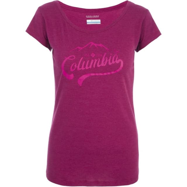 Футболка женская Columbia Outdoor Play Tee фиолетовая 1837871-550