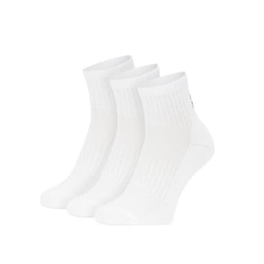Шкарпетки Under Armour Core Qtr 3Pk білі 1358344-100