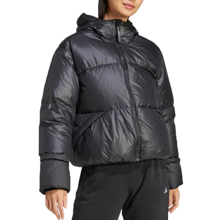 Куртка жіноча Adidas W BIG BAFFLE J чорна IV9771
