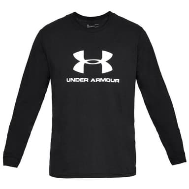Футболка мужская Under Armour SPORTSTYLE LOGO LS черная 1329283-001