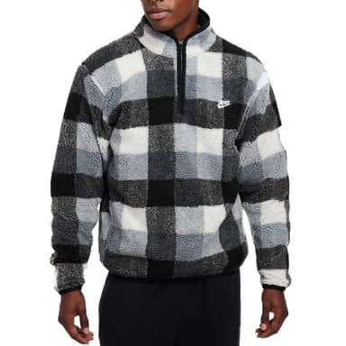 Толстовка мужская Nike M NK CLUB SSNL WNTRZD AOP HZ серая FZ0896-010