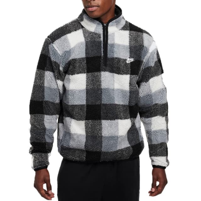 Толстовка чоловіча Nike M NK CLUB SSNL WNTRZD AOP HZ сіра FZ0896-010