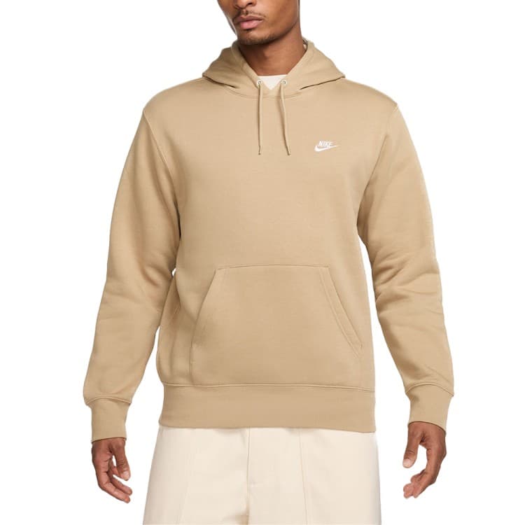 Толстовка мужская Nike M NK CLUB BB PO HOODIE песочная FN3859-297