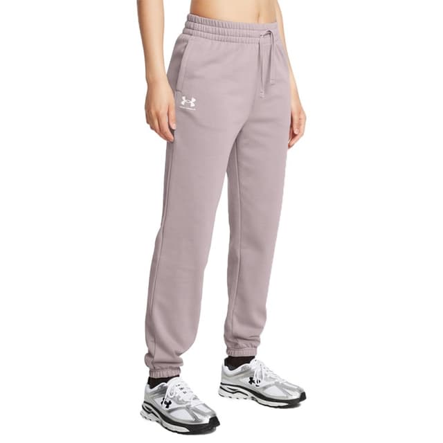 Брюки женские Under Armour UA Rival Terry Jogger серые 1382735-015