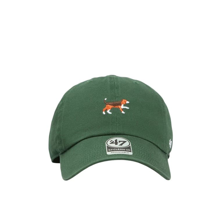Кепка унисекс 47 Brand DOG BASE RUNNER ICON зеленая BSRIC1411GWS-DGA