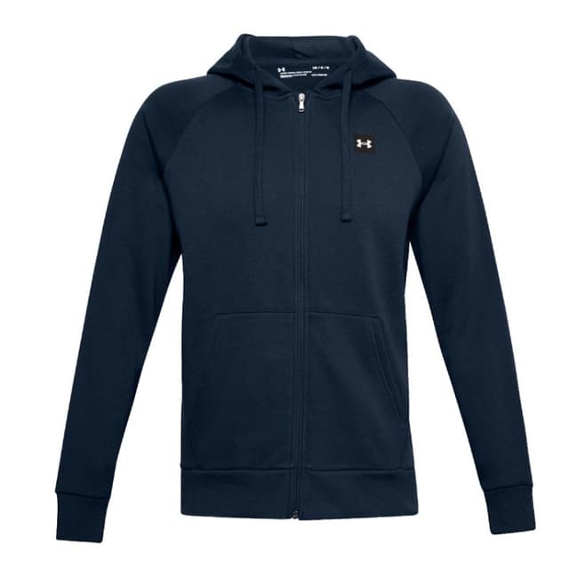 Толстовка мужская Under Armour Rival Fleece Full Zip синяя 1357111-408