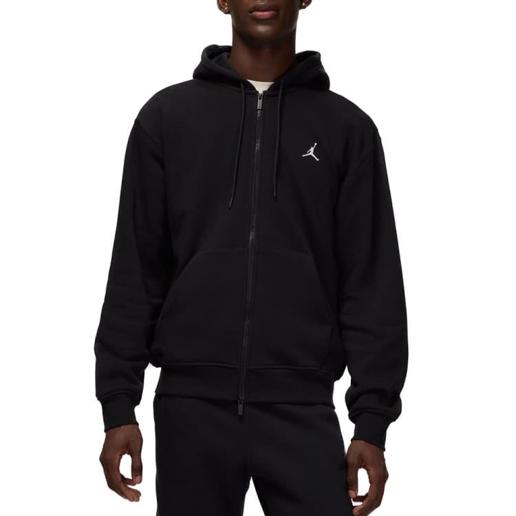 Толстовка мужская Nike M J JUMPMAN FLC PO черная FV7289-010