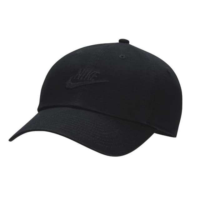 Бейсболка Nike U NK CLUB CAP U CB FUT WSH L черная FB5368-010