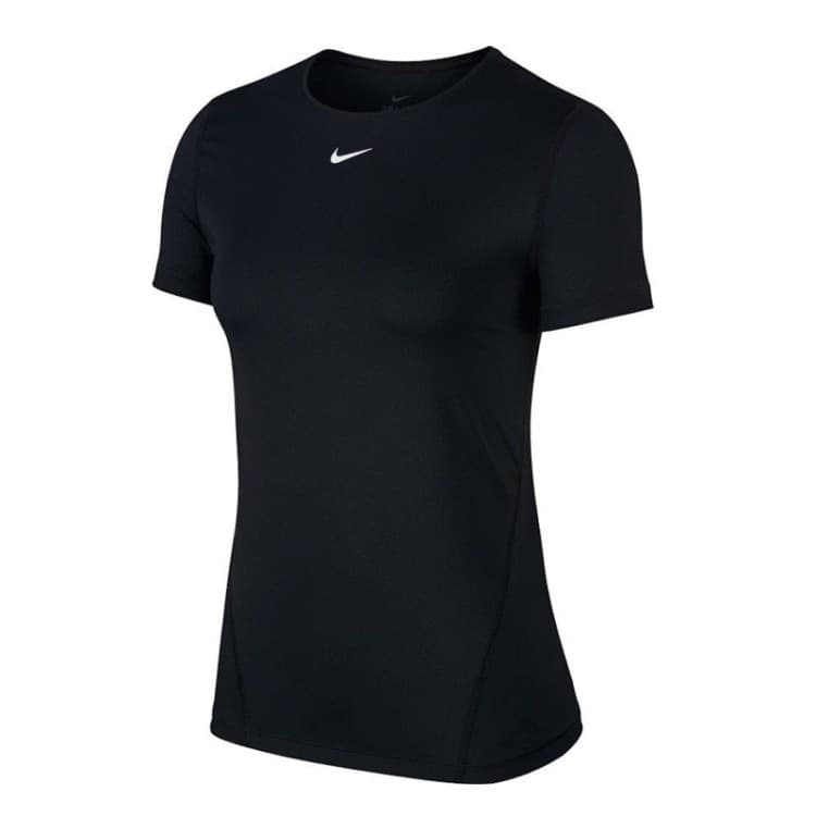 Футболка жіноча Nike W Np 365 Top Ss Essential чорна AO9951-010 