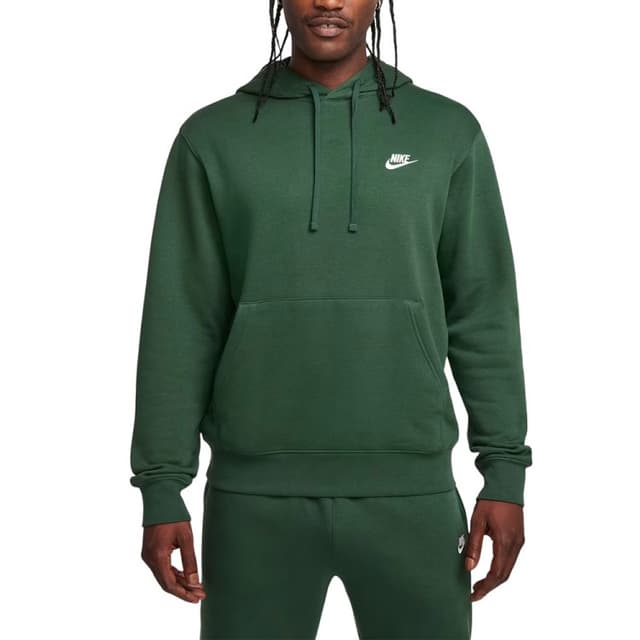 Толстовка мужская Nike M NSW CLUB HOODIE FZ BB зеленая BV2645-323