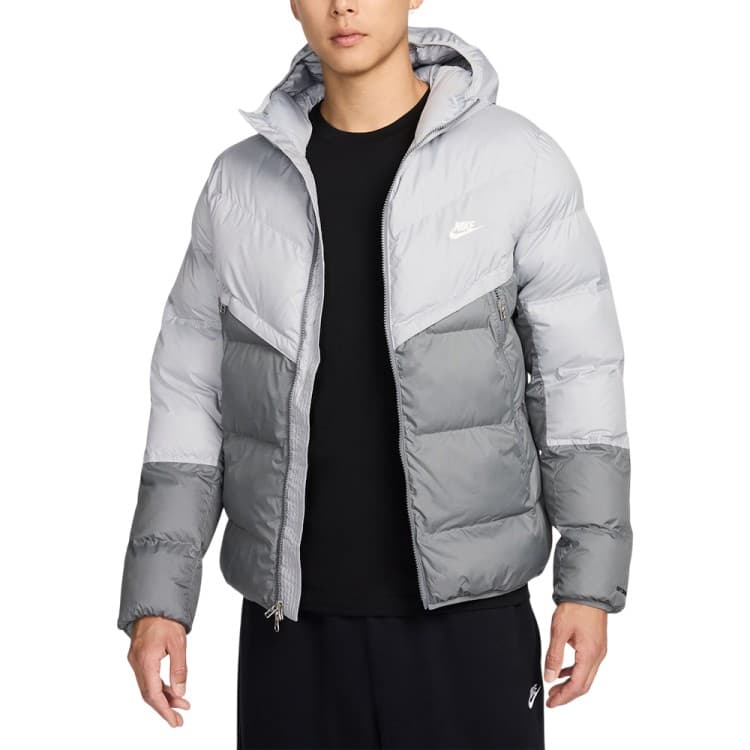 Куртка чоловіча Nike M NK SF WR PL-FLD HD JKT сіра DR9605-077