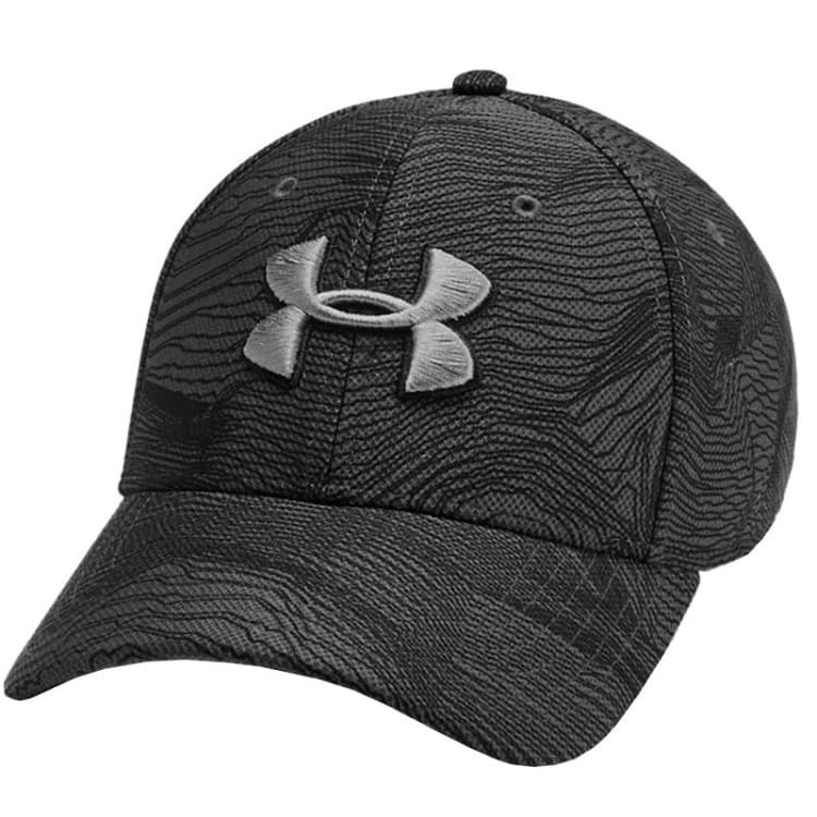 Бейсболка Under Armour Men's Printed Blitzing 3.0 черная 1305038-010