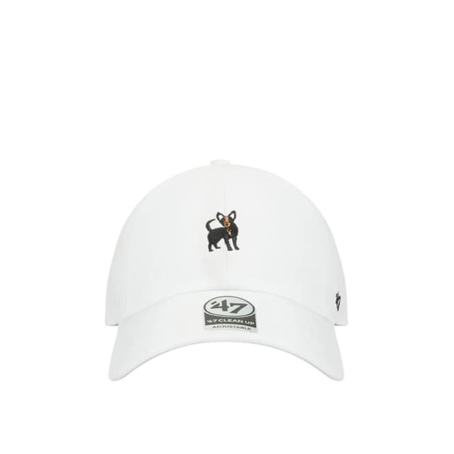 Кепка унисекс 47 Brand DOG BASE RUNNER ICON белая BSRIC1411GWS-WHE