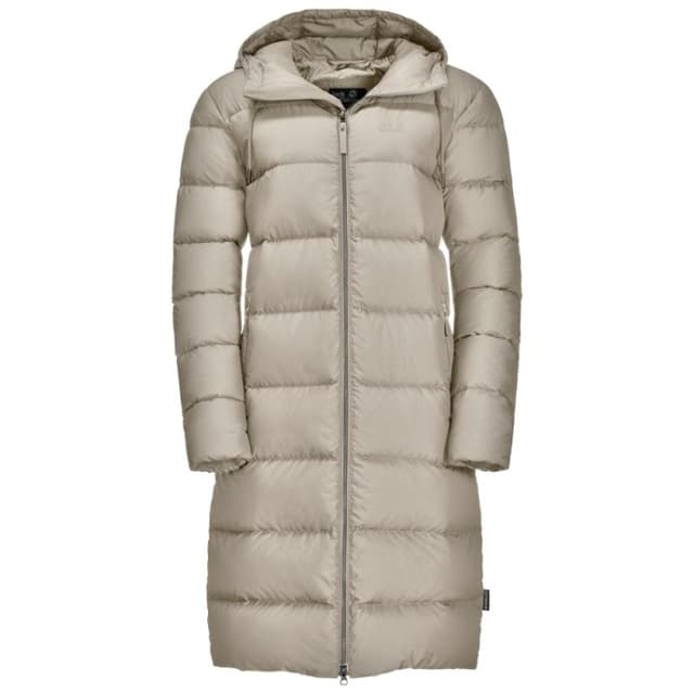 Куртка пуховая женская Jack Wolfskin серая 1204131-6260