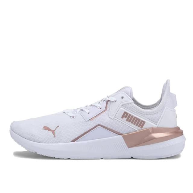 Кроссовки женские Puma Platinum Metallic Wns белые 19377302