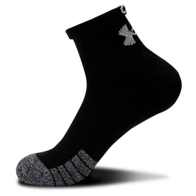 Шкарпетки Under Armour UA Heatgear Quarter 3pk чорні 1353262-001