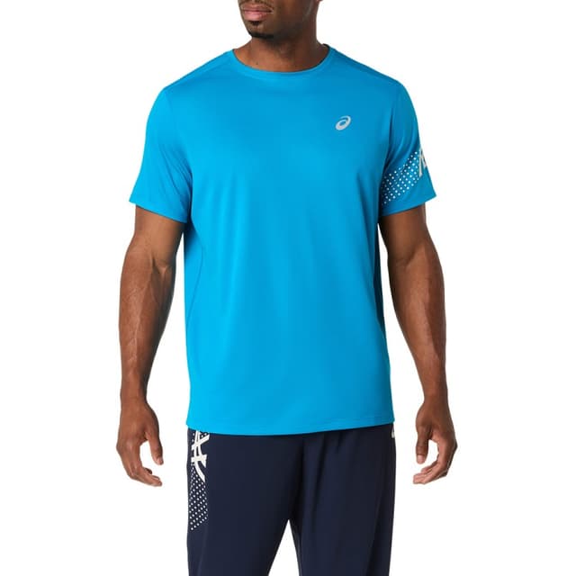 Футболка мужская Asics ICON SS TOP голубая 2011D458-400