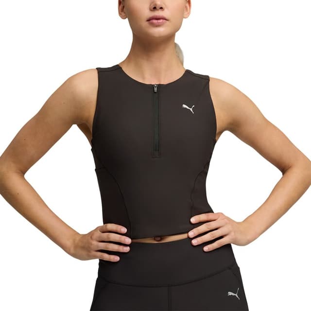 Майка жіноча Puma W RUN LIGHTSTRIDE CROP TOP чорна 52842801