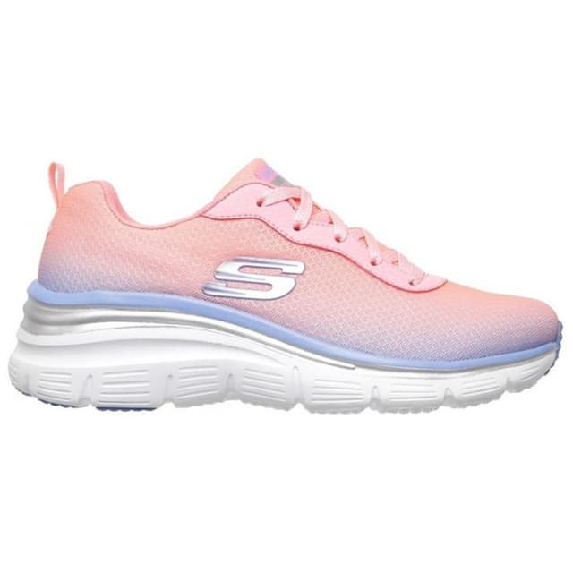 Кроссовки женские Skechers Fashion Fit Build Up розовые 12717-PKLV