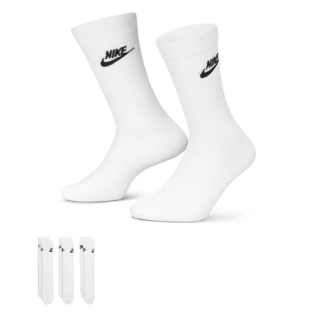 Шкарпетки Nike U NK NSW EVERYDAY ESSENTIAL CREW 3PR - 144 білі DX5025-100