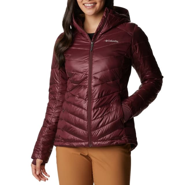 Куртка женская Columbia Joy Peak™ Hooded Jacket бордовая 1982671-671