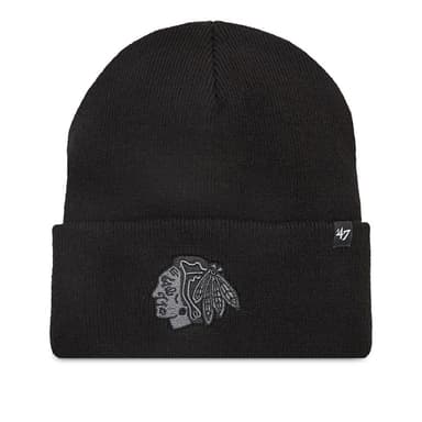 Шапка унісекс 47 Brand NHL CHICAGO BLACKHAWKS HAYMAKE чорна H-HYMKR04ACE-BKC