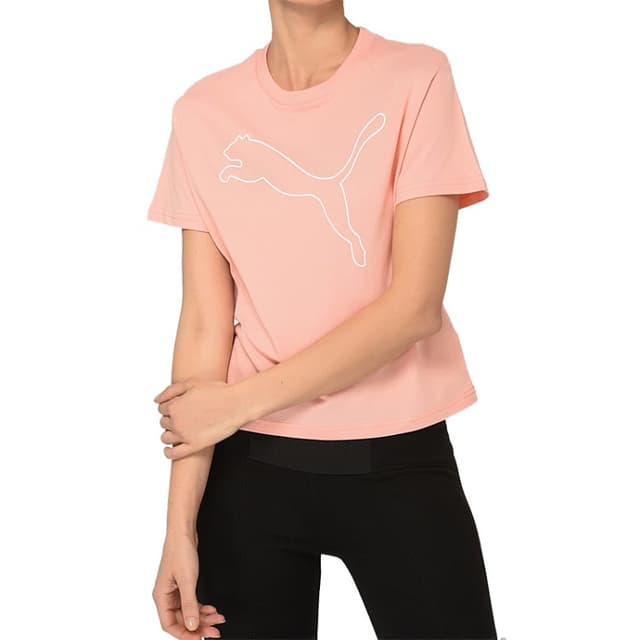 Футболка женская Puma Evostripe Tee розовая 85417519