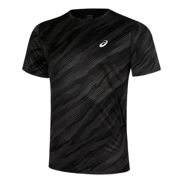 Футболка мужская Asics ASICS CORE ALL OVER PRINT SS TOP черная 2011D212-001