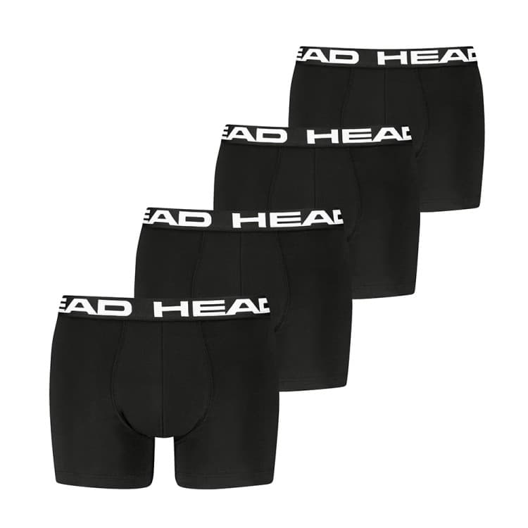 Боксери чоловічі HEAD BASIC BOXER 4P чорні 701239388001
