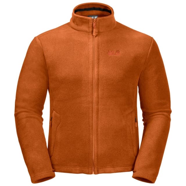 Толстовка мужская Jack Wolfskin оранжевая 1702064-3057