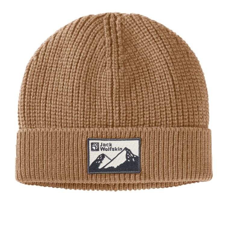 Шапка  унісекс Jack Wolfskin EDO BADGE BEANIE коричнева 1910062-5601