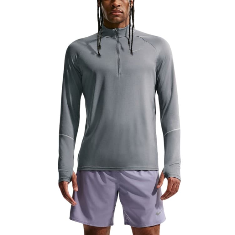 Футболка чоловіча Nike M NK DF UV MILER TOP HZ сіра IF2084-084