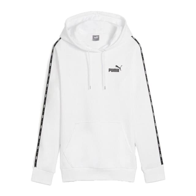 Толстовка женская Puma ESS TAPE Hoodie TR белая 67792102