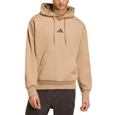 Толстовка чоловіча Adidas M FEELCOZY HD мокко KF2364
