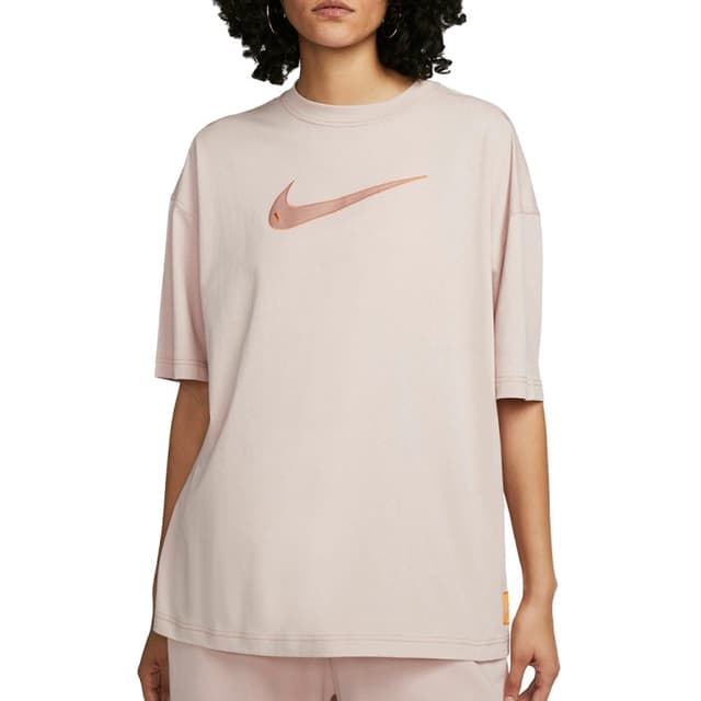 Футболка жіноча Nike W Nsw Swsh Ss Top рожева DM6211-601 