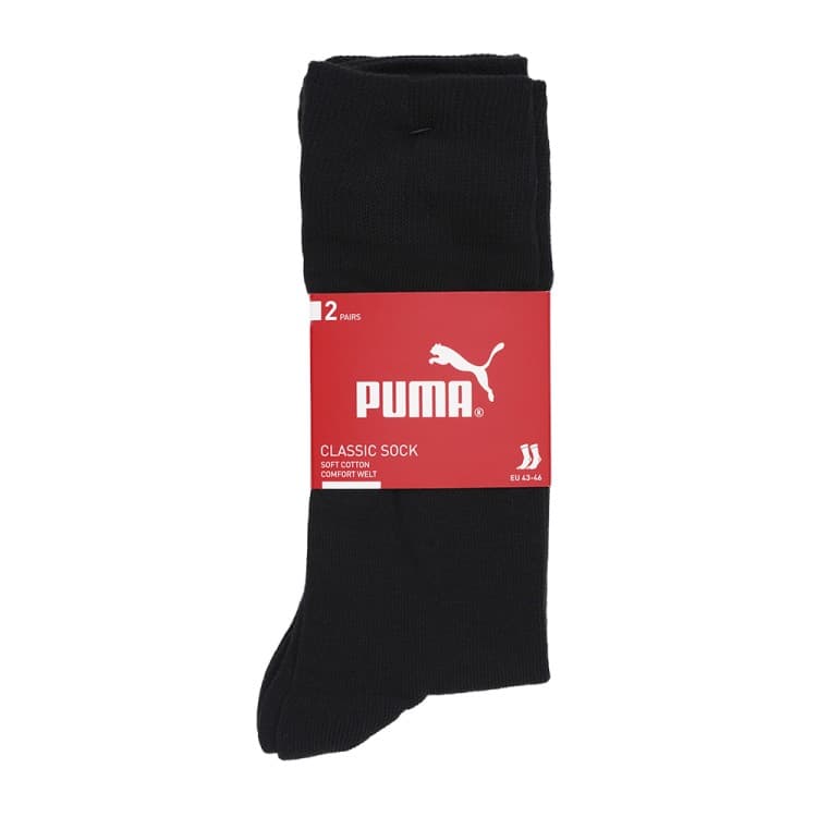 Носки Puma CLASSIC 2P черные 90712803