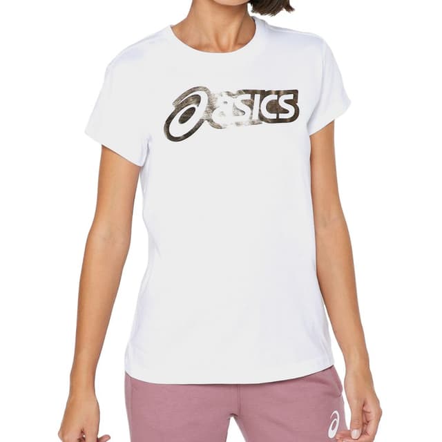 Футболка жіноча Asics Logo Graphic Tee біла 2032B406-100 
