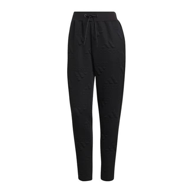 Брюки женские Adidas  Aeroready Jacquard Logo черные FT6124 