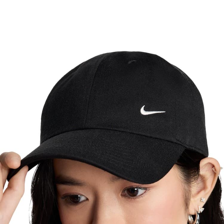 Бейсболка Nike U NK CLUB CAP U CB SM SWSH L чорна FZ5698-010