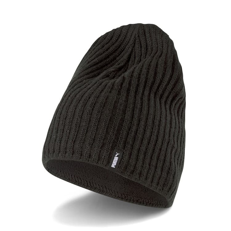 Шапка Puma Slouchy Cuffless Beanie чорна 02343501 