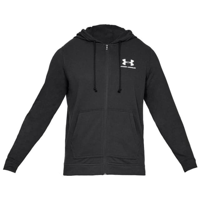 Толстовка мужская Under Armour SPORTSTYLE TERRY FZ черная 1345776-001