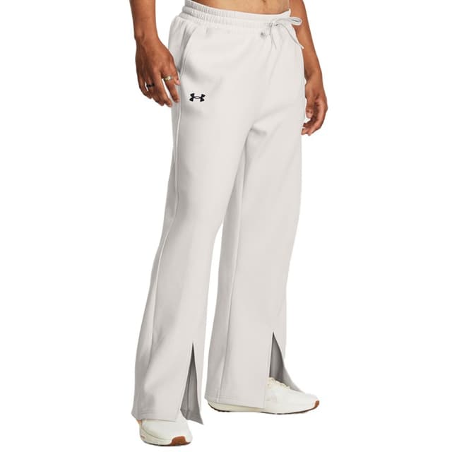 Брюки женские Under Armour Unstoppable Flc Split Pant белые 1379847-114