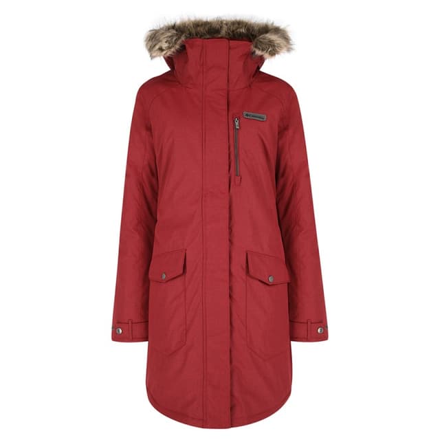 Куртка женская Columbia Suttle Mountain Long Insulated Jacket красная  1799751-619 