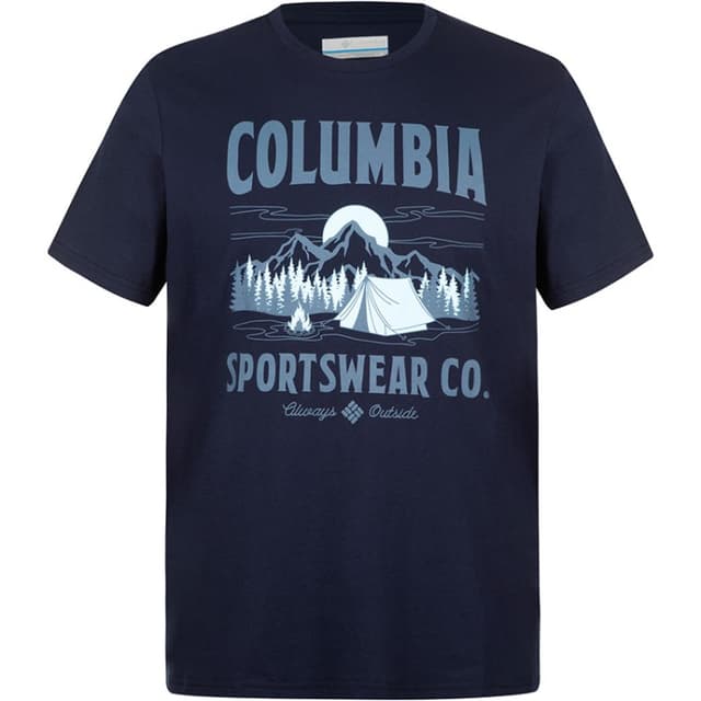 Футболка чоловіча Columbia Warren Grove ™ Tee  синя 1872711-468