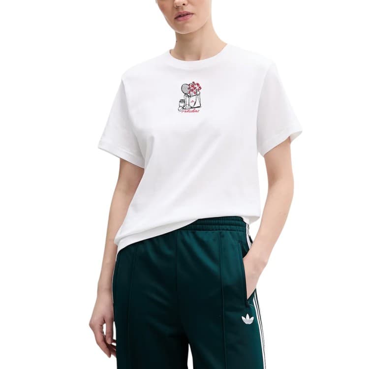 Футболка женская Adidas MINI EMB T белая KA5090