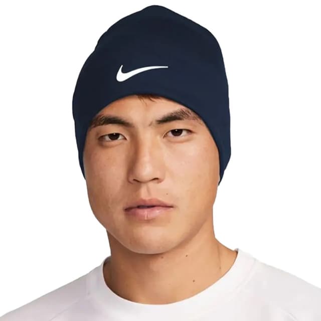 Шапка Nike U NK DF PEAK BEANIE SC P TM синя FQ8292-451