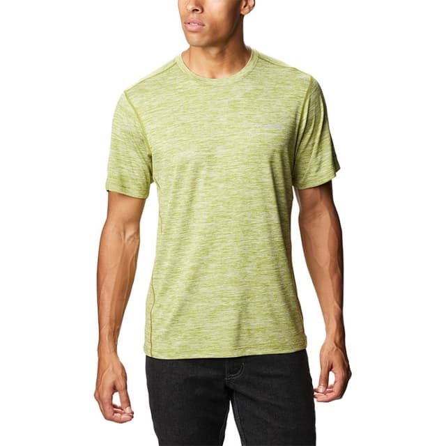 Футболка мужская Columbia Deschutes Runner ™ Short Sleeve Shirt зеленая 1711781-352