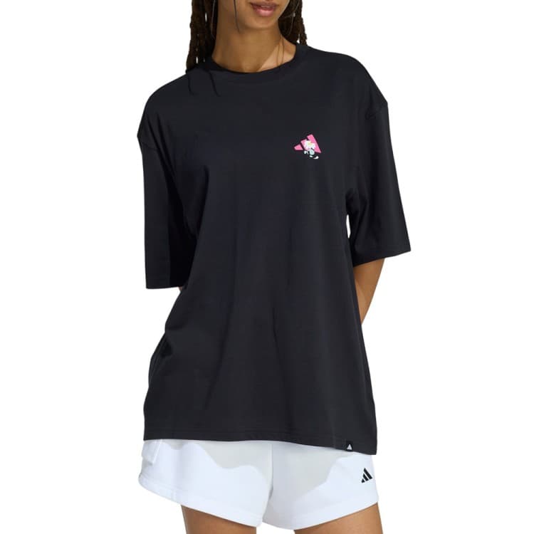 Футболка женская Adidas SOFT SIDE OS T черная KA5093